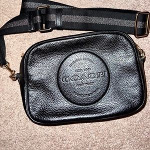 NWOT: COACH black camera bag with 2 extra straps